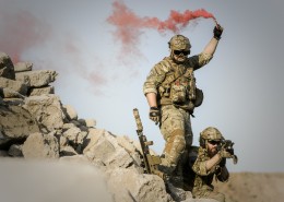 英勇的士兵图片