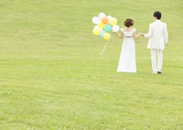 大自然婚礼图片