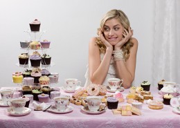 女性美食家图片