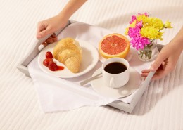 清爽可口的西式早餐图片