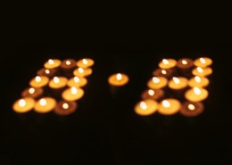 温暖的蜡烛烛光图片