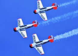 飞机空中表演图片