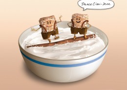 迷你小麦饼干广告设计图片