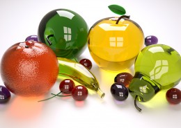 玻璃水果设计图片