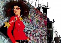 手绘都市时尚图片