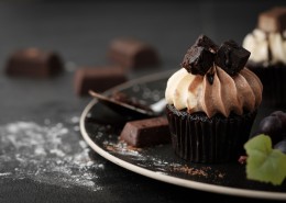 精致的纸杯蛋糕图片