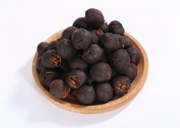 黑色核桃干果图片大全