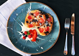 可口的甜品早餐图片