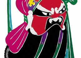 京剧脸谱剪纸图片