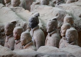 陕西西安秦始皇陵兵马俑图片